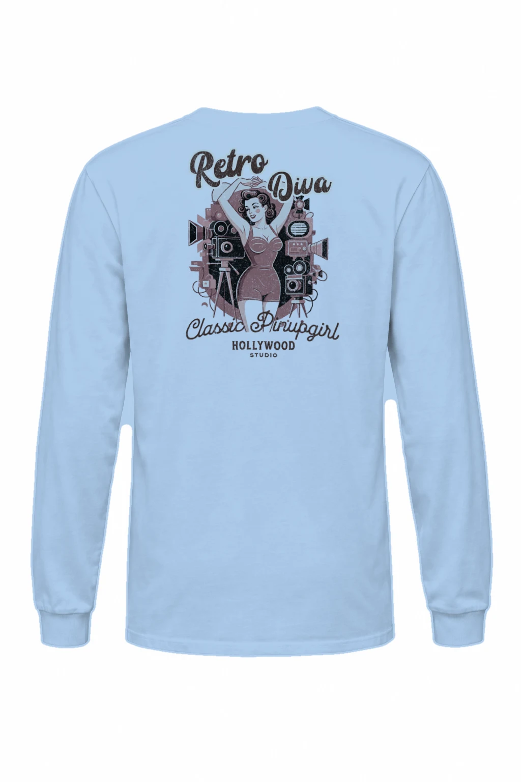 "Hollywood Studio Diva" Unisex Longsleeve T-shirt | Gildan 2400