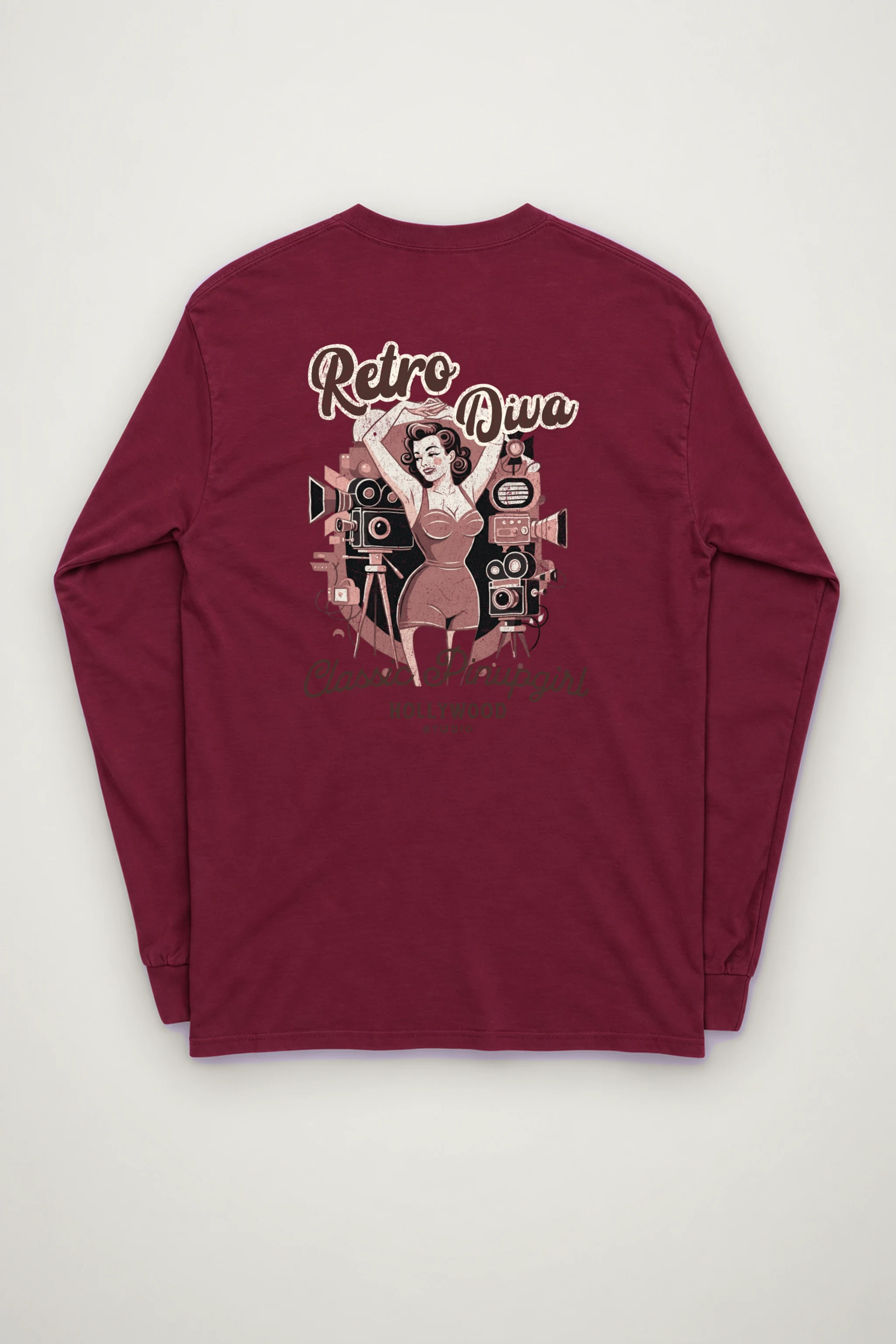 "Hollywood Studio Diva" Unisex Longsleeve T-shirt