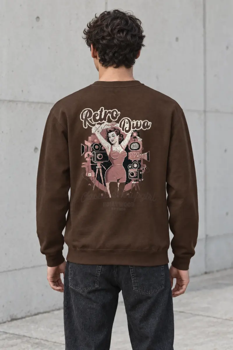 "Hollywood Studio" Heavy Blend Unisex Crewneck Sweatshirt | Gildan 18000