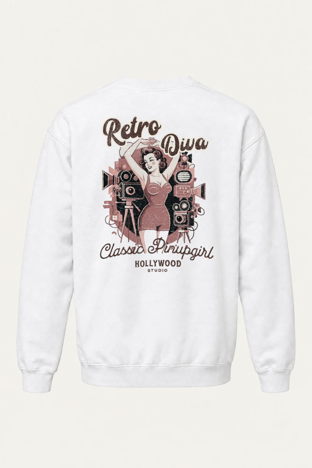 "Hollywood Studio" Heavy Blend Unisex Crewneck Sweatshirt | Gildan 18000
