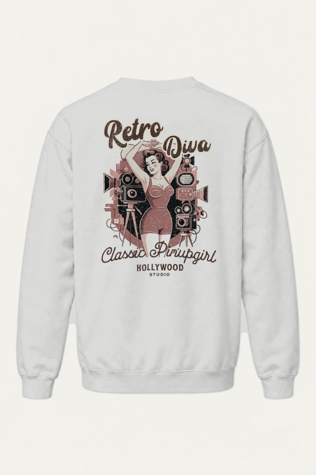 "Hollywood Studio" Heavy Blend Unisex Crewneck Sweatshirt | Gildan 18000