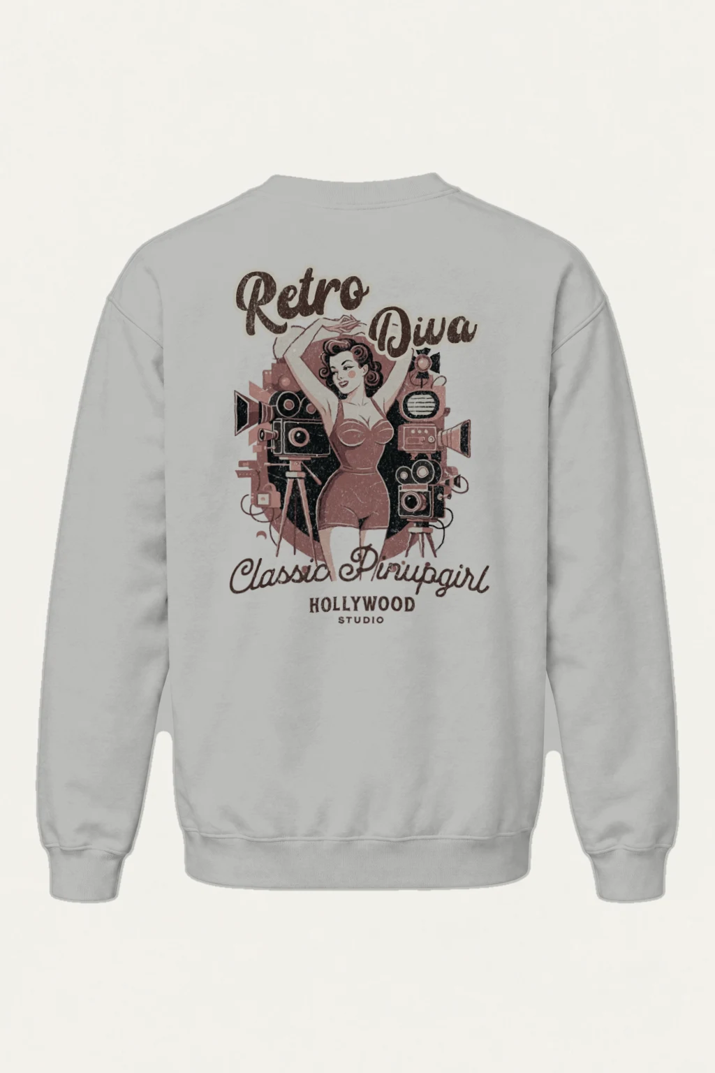 "Hollywood Studio" Heavy Blend Unisex Crewneck Sweatshirt | Gildan 18000