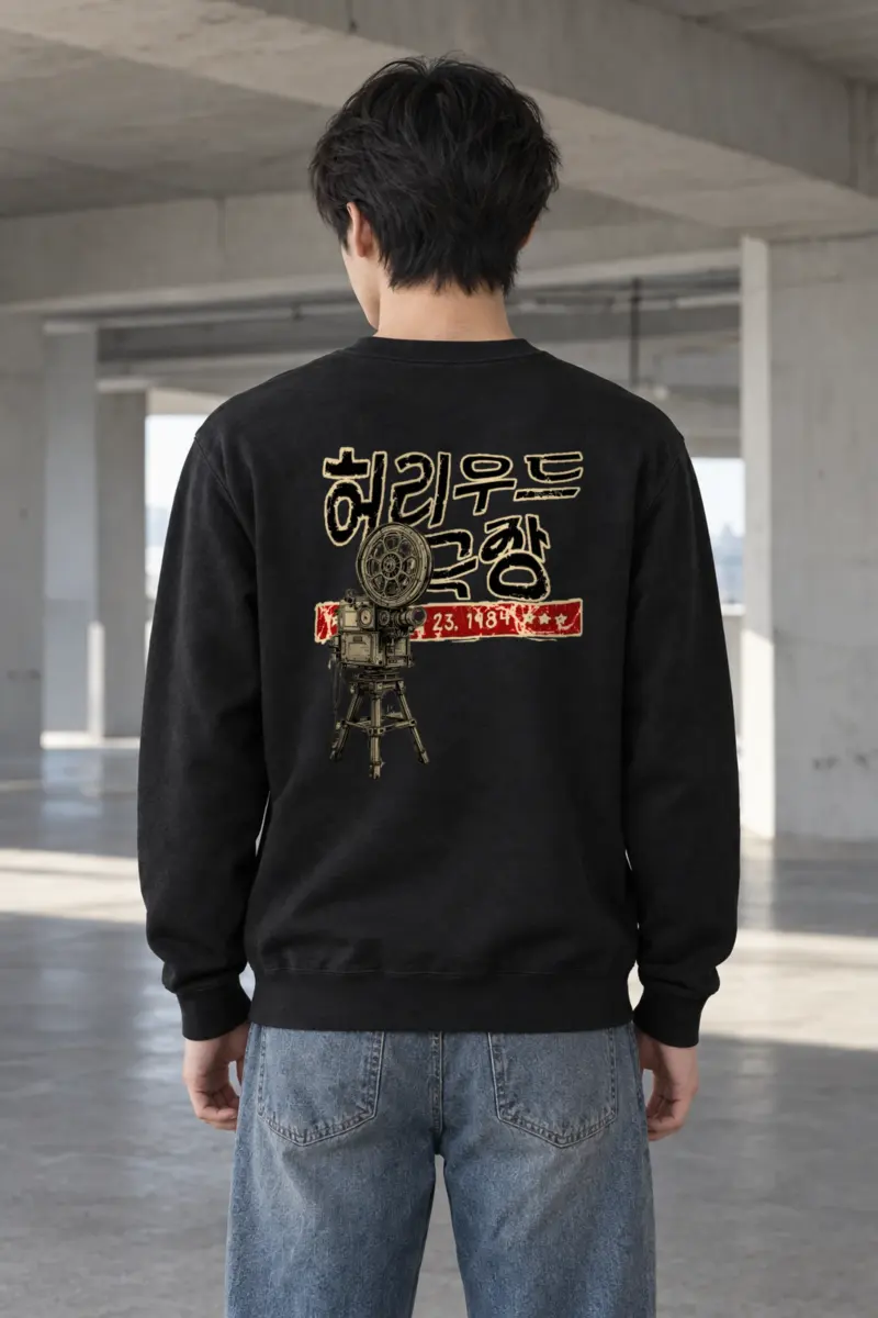 "Hollywood Theater 23" Heavy Blend Unisex Crewneck Sweatshirt