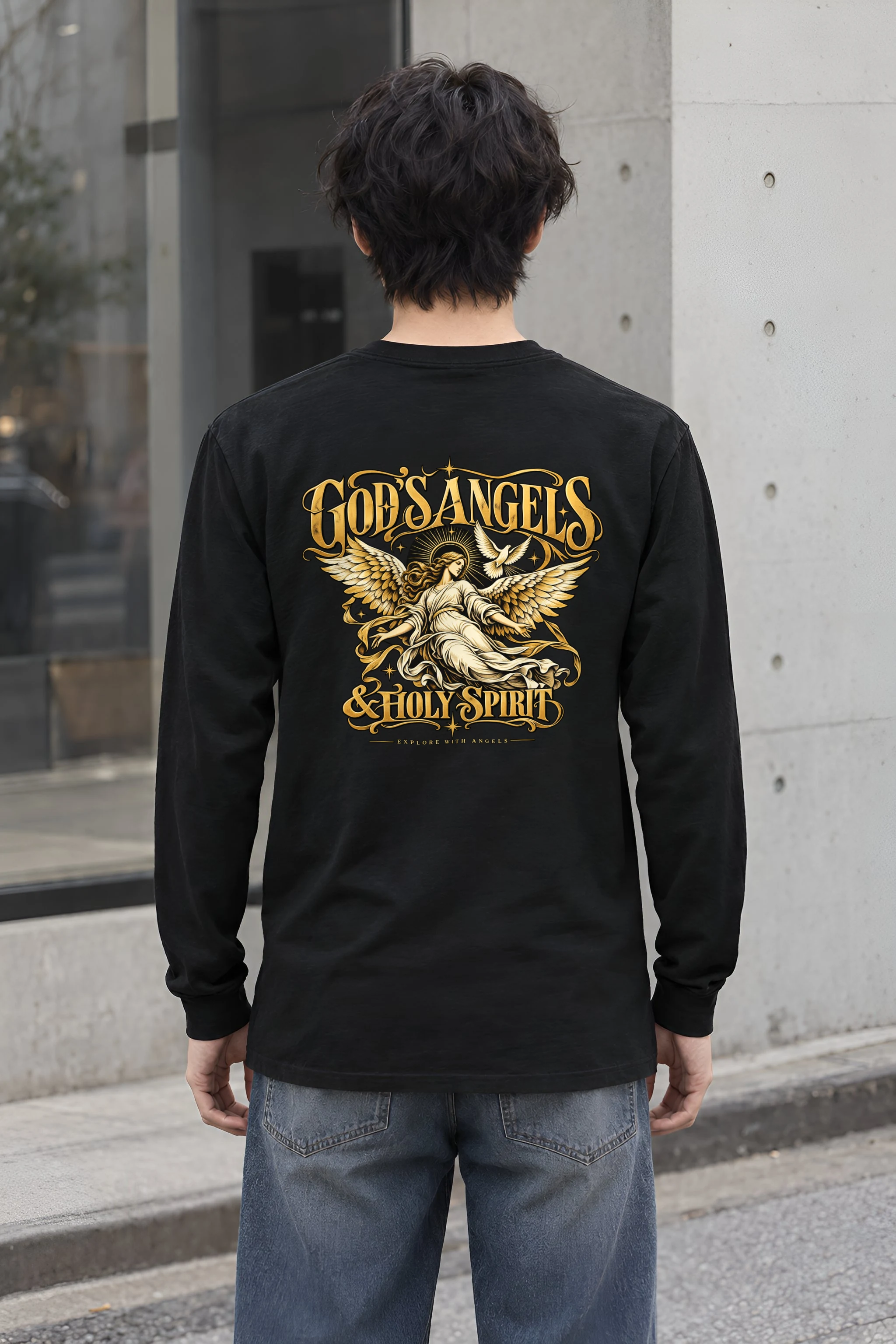 "Holy Spirit Angels" Unisex Longsleeve T-shirt