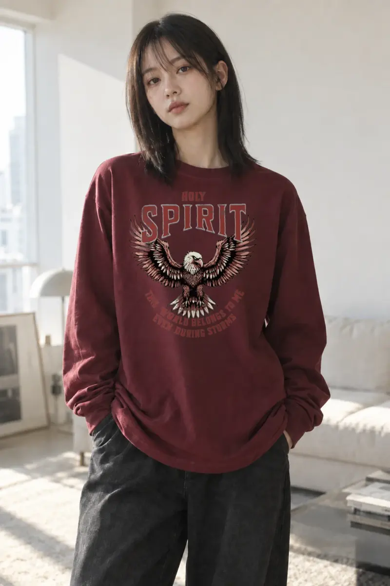 "Holy Spirit Eagle" Unisex Longsleeve T-shirt | Gildan 2400