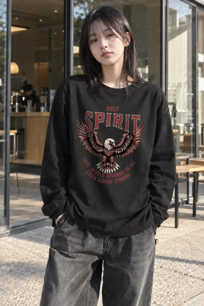 "Holy Spirit Eagle" Unisex Longsleeve T-shirt | Gildan 2400