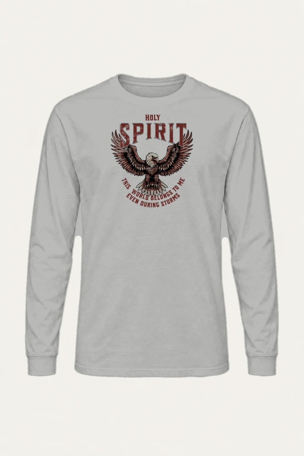 "Holy Spirit Eagle" Unisex Longsleeve T-shirt | Gildan 2400