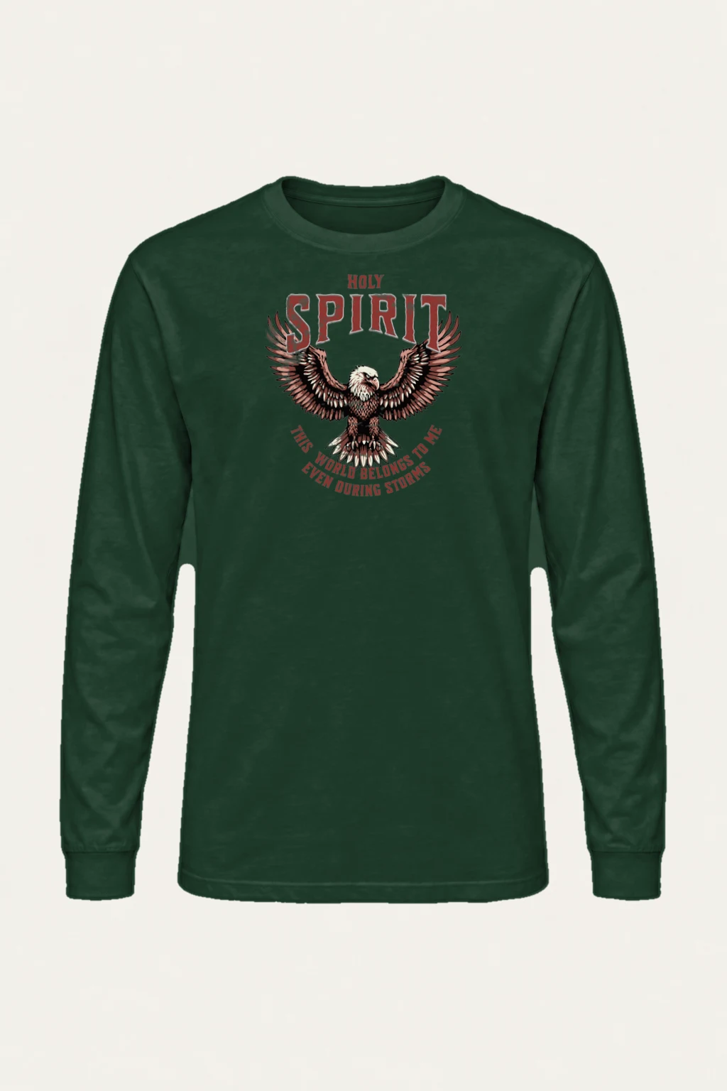 "Holy Spirit Eagle" Unisex Longsleeve T-shirt | Gildan 2400