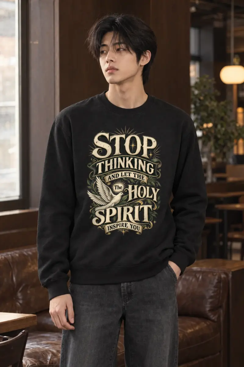 "Holy Spirit Inspiration" Heavy Blend Unisex Crewneck Sweatshirt | Gildan 18000
