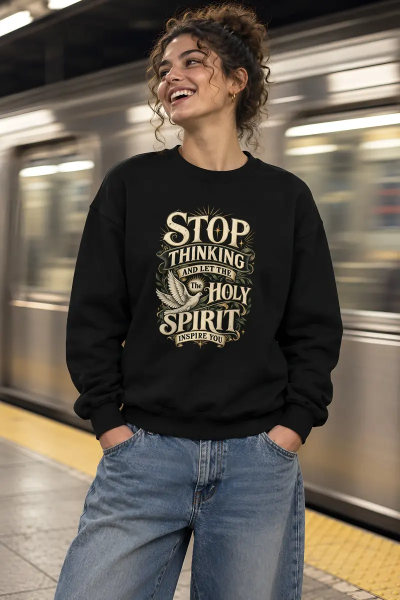 "Holy Spirit Inspiration" Heavy Blend Unisex Crewneck Sweatshirt