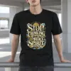"Spirit Starburst Lettering" Heavyweight Unisex Crewneck T-shirt