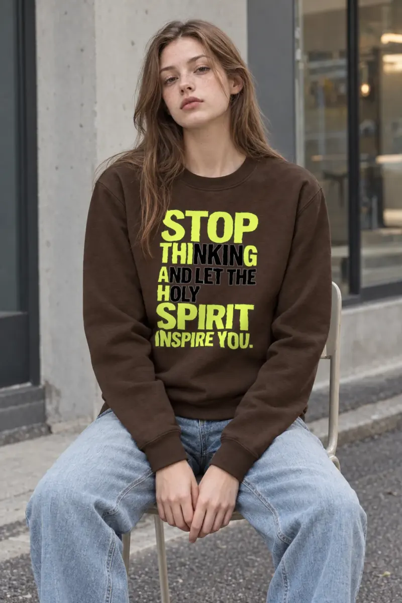 "Holy Spirit Inspire" Heavy Blend Unisex Crewneck Sweatshirt