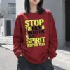 "Stop Thinking" Unisex Longsleeve T-shirt | Gildan 2400