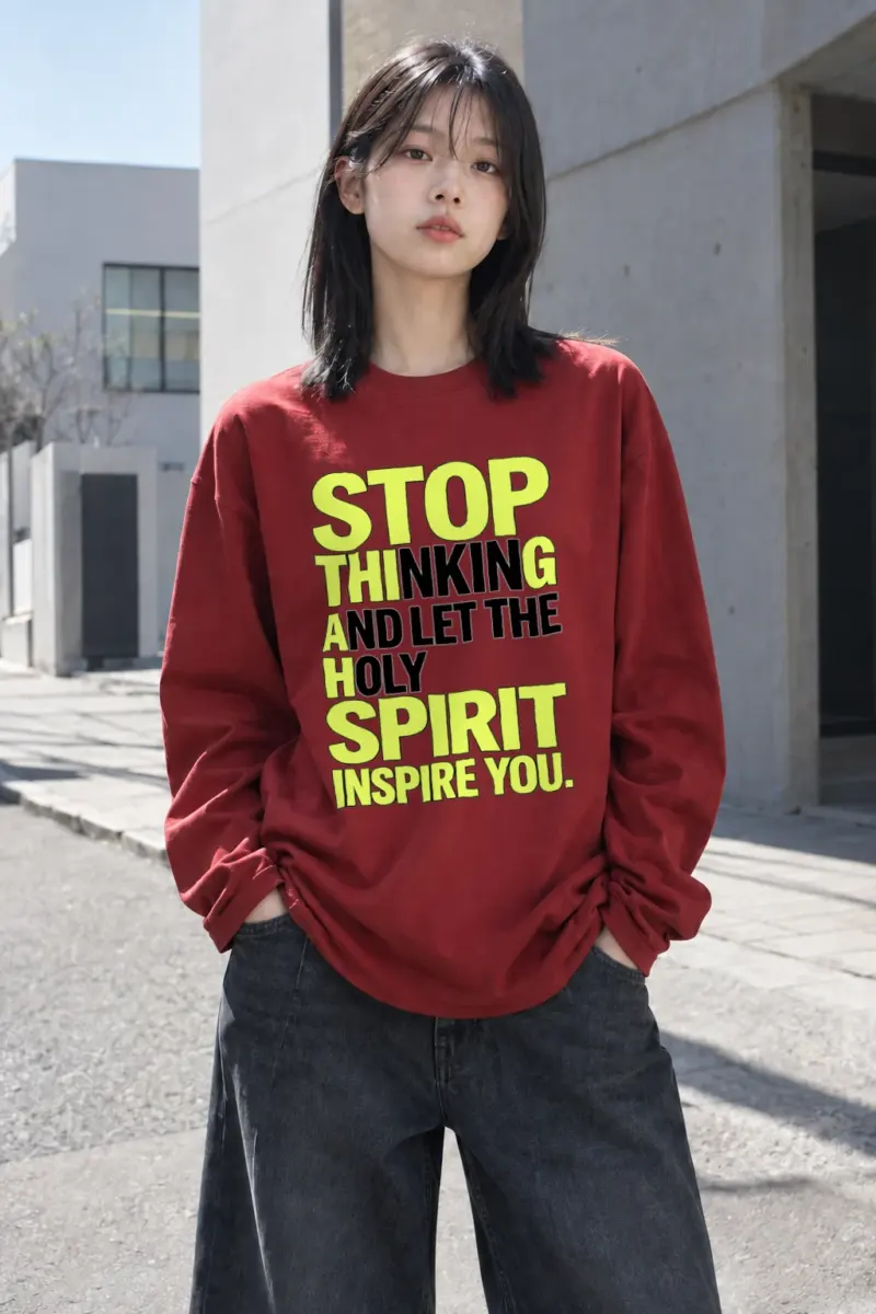 "Holy Spirit Inspire" Unisex Longsleeve T-shirt | Gildan 2400