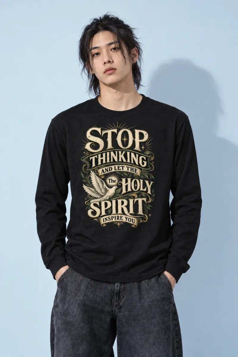"Holy Spirit Inspire" Unisex Longsleeve T-shirt