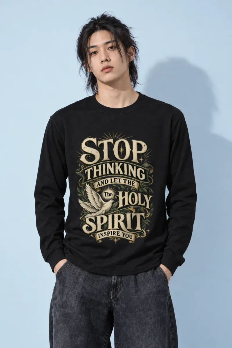 "Holy Spirit Inspire" Unisex Longsleeve T-shirt | Gildan 2400