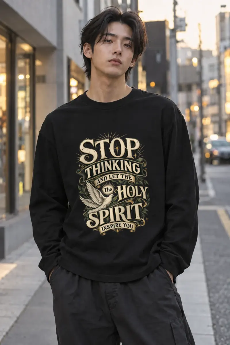 "Holy Spirit Inspire" Unisex Longsleeve T-shirt | Gildan 2400
