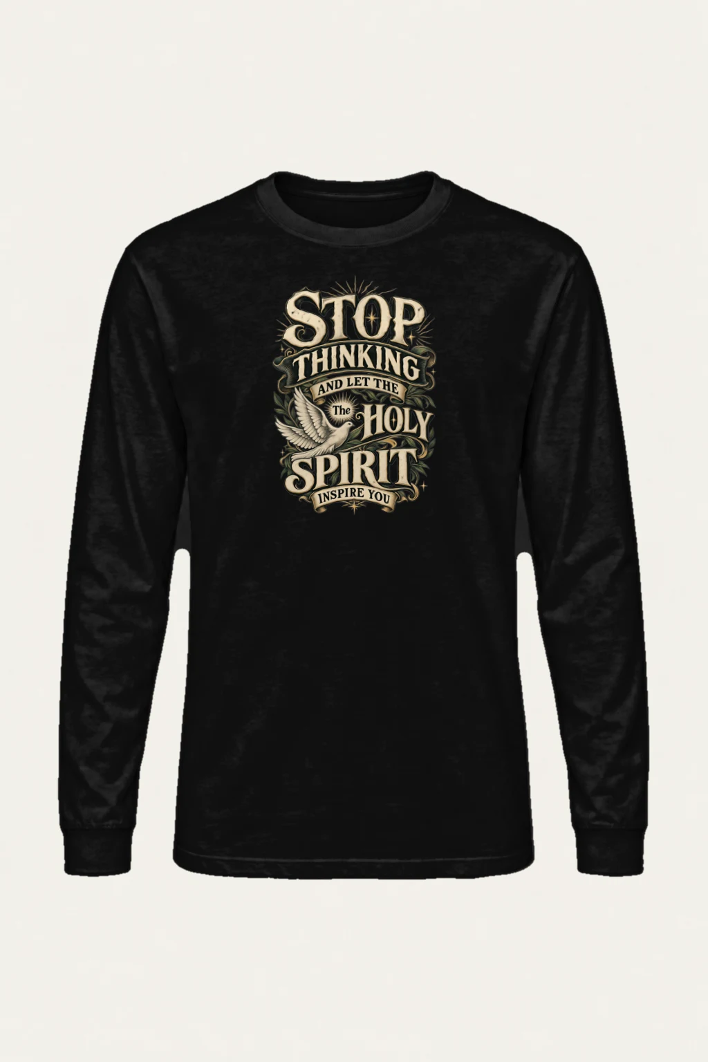 "Holy Spirit Inspire" Unisex Longsleeve T-shirt | Gildan 2400