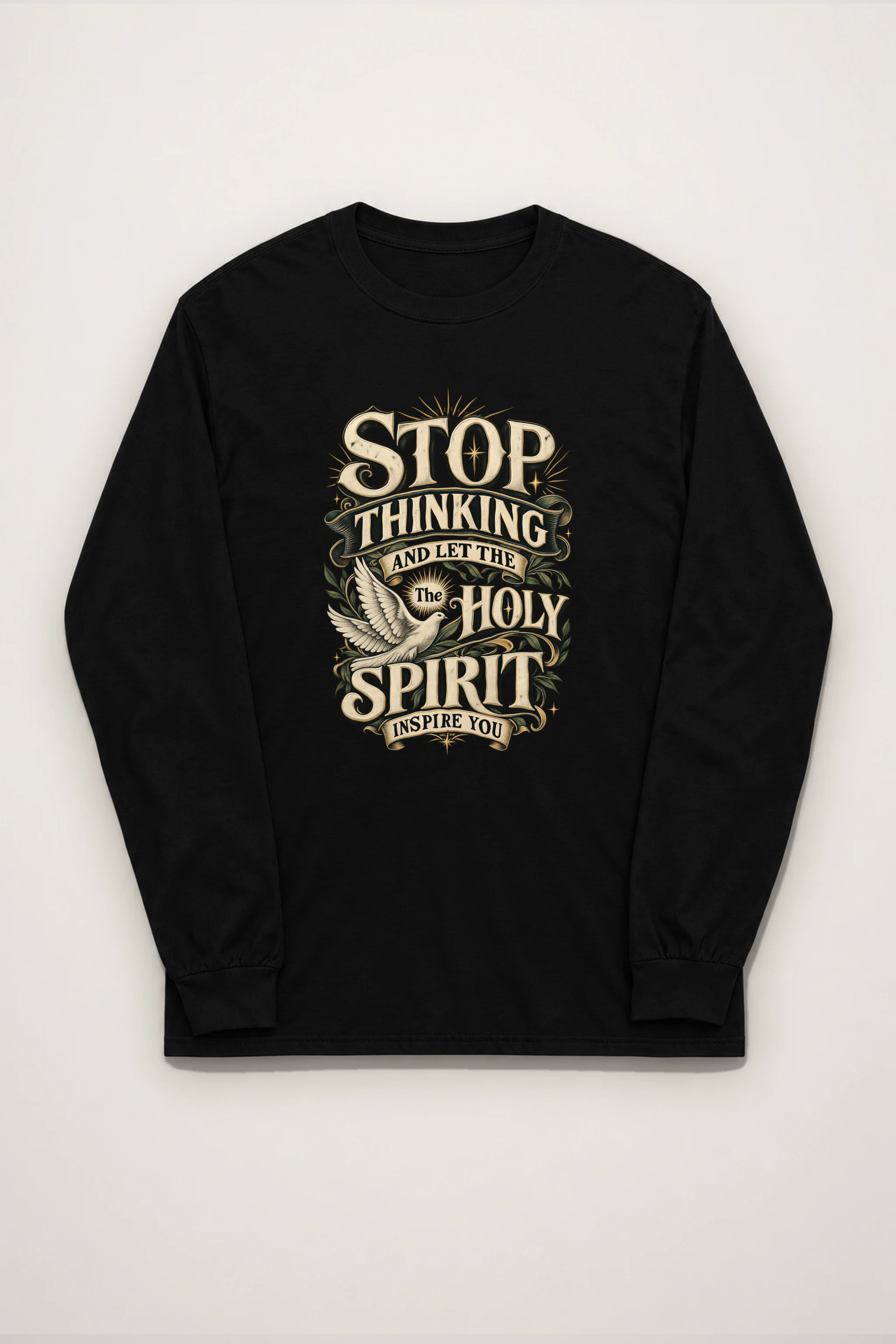 "Holy Spirit Inspire" Unisex Longsleeve T-shirt