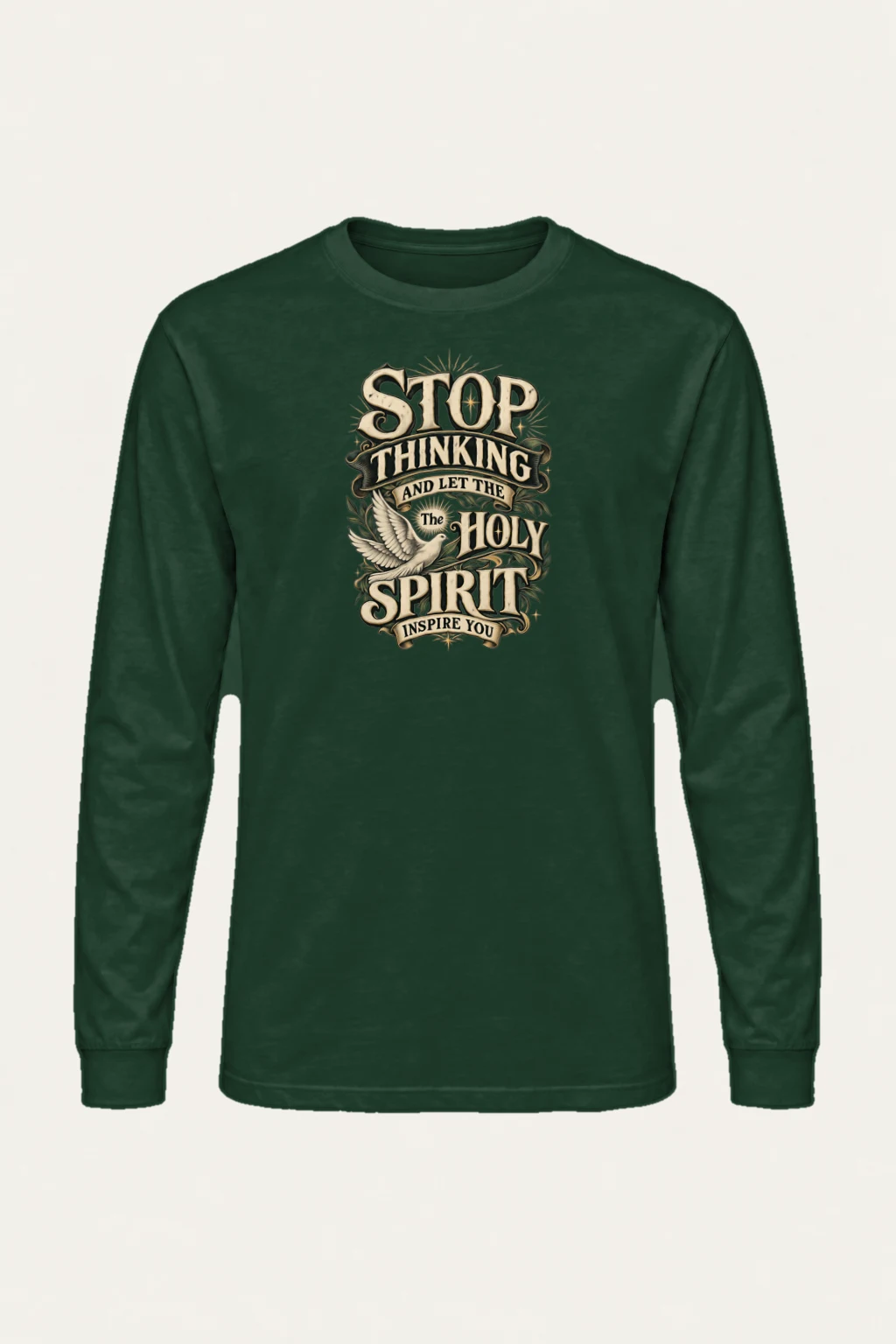 "Holy Spirit Inspire" Unisex Longsleeve T-shirt | Gildan 2400