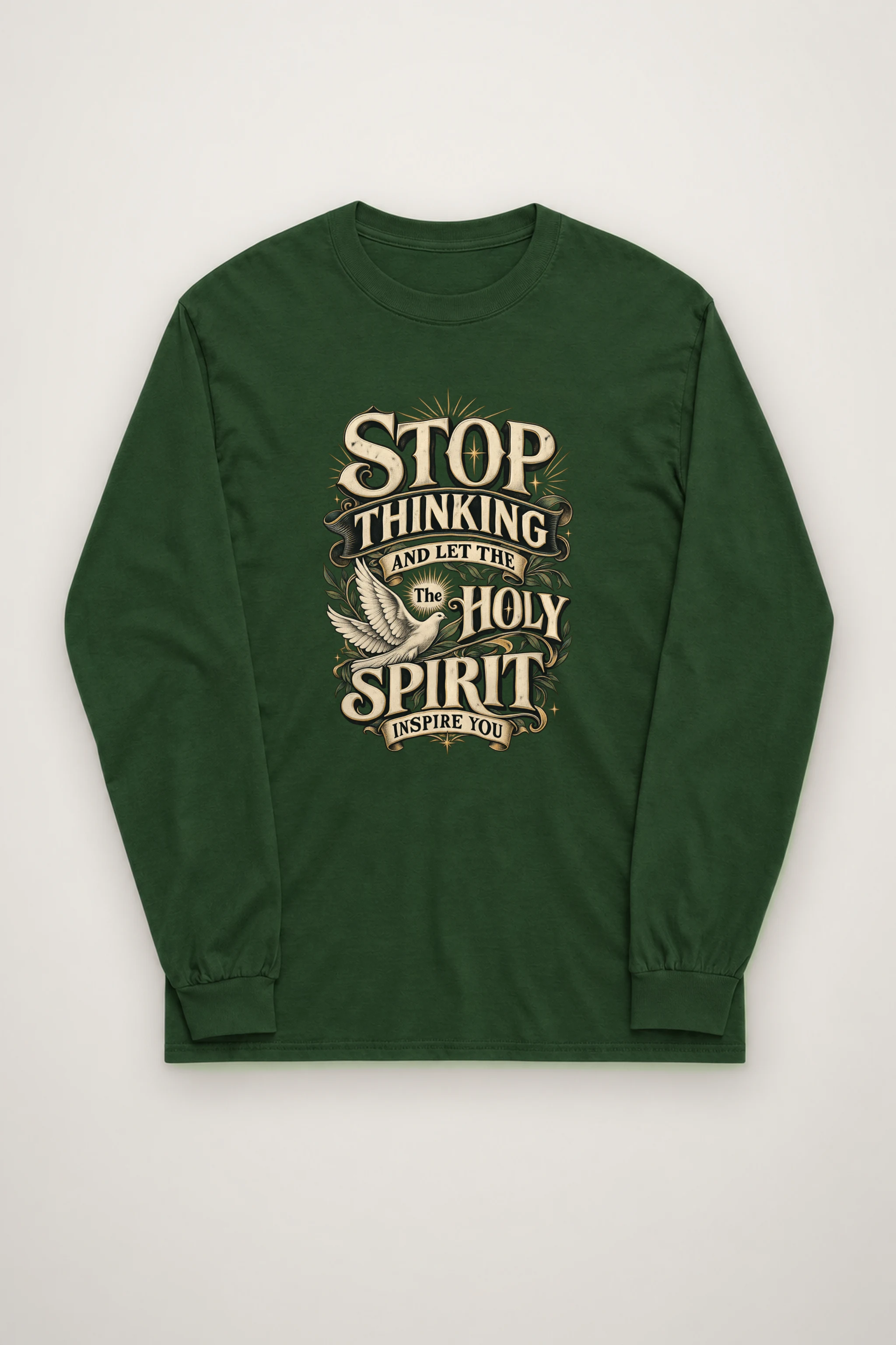 "Holy Spirit Inspire" Unisex Longsleeve T-shirt