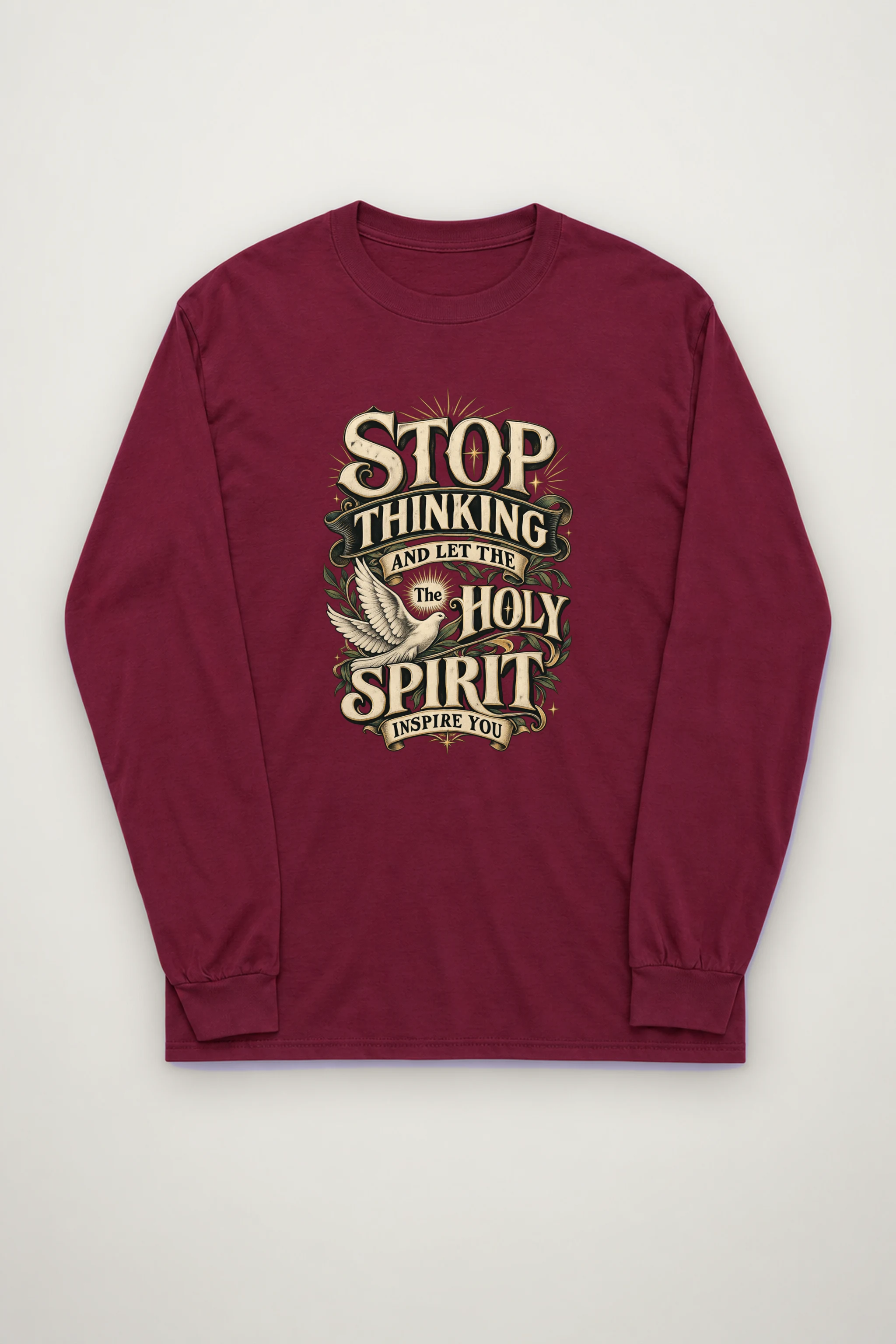 "Holy Spirit Inspire" Unisex Longsleeve T-shirt