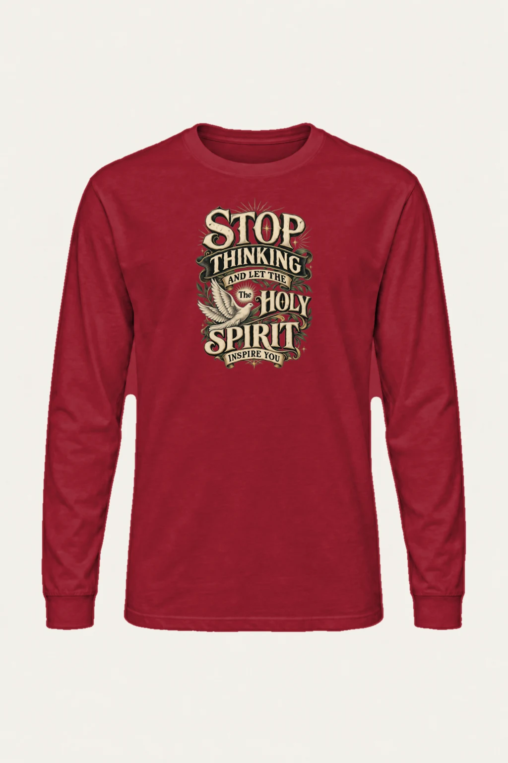 "Holy Spirit Inspire" Unisex Longsleeve T-shirt | Gildan 2400