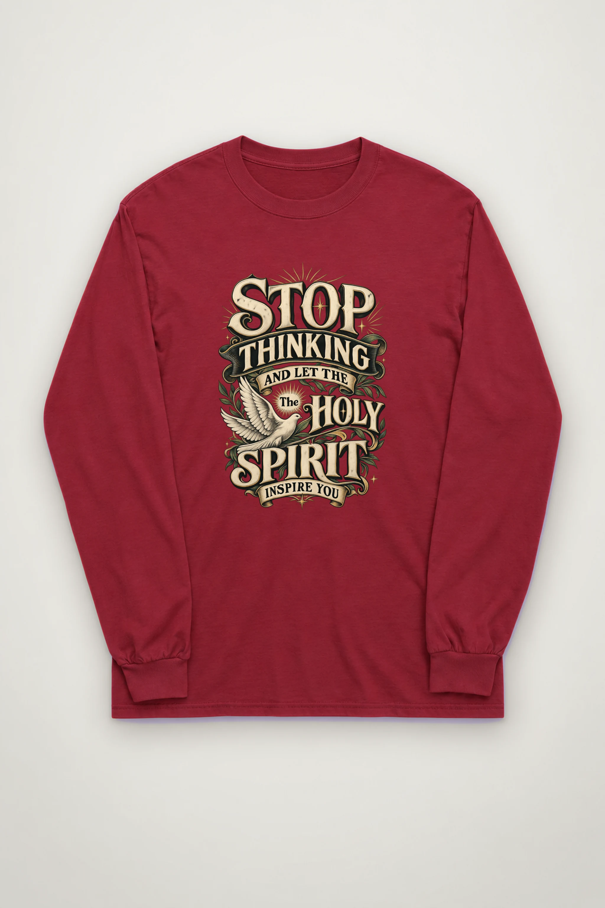 "Holy Spirit Inspire" Unisex Longsleeve T-shirt