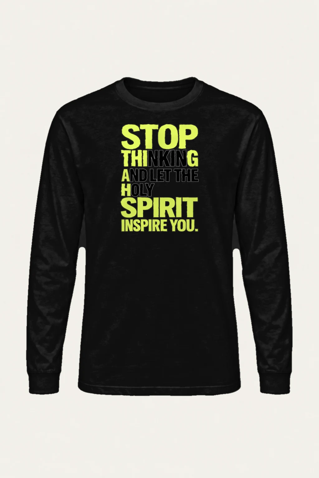 "Holy Spirit Inspire" Unisex Longsleeve T-shirt | Gildan 2400