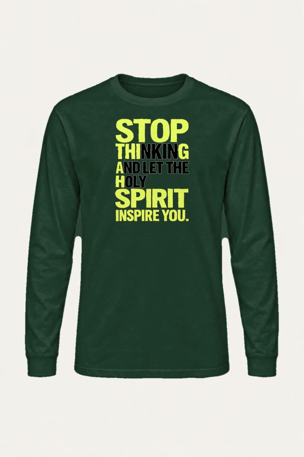 "Holy Spirit Inspire" Unisex Longsleeve T-shirt | Gildan 2400