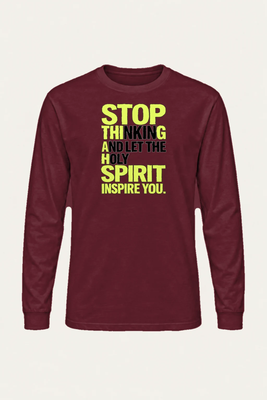 "Holy Spirit Inspire" Unisex Longsleeve T-shirt | Gildan 2400