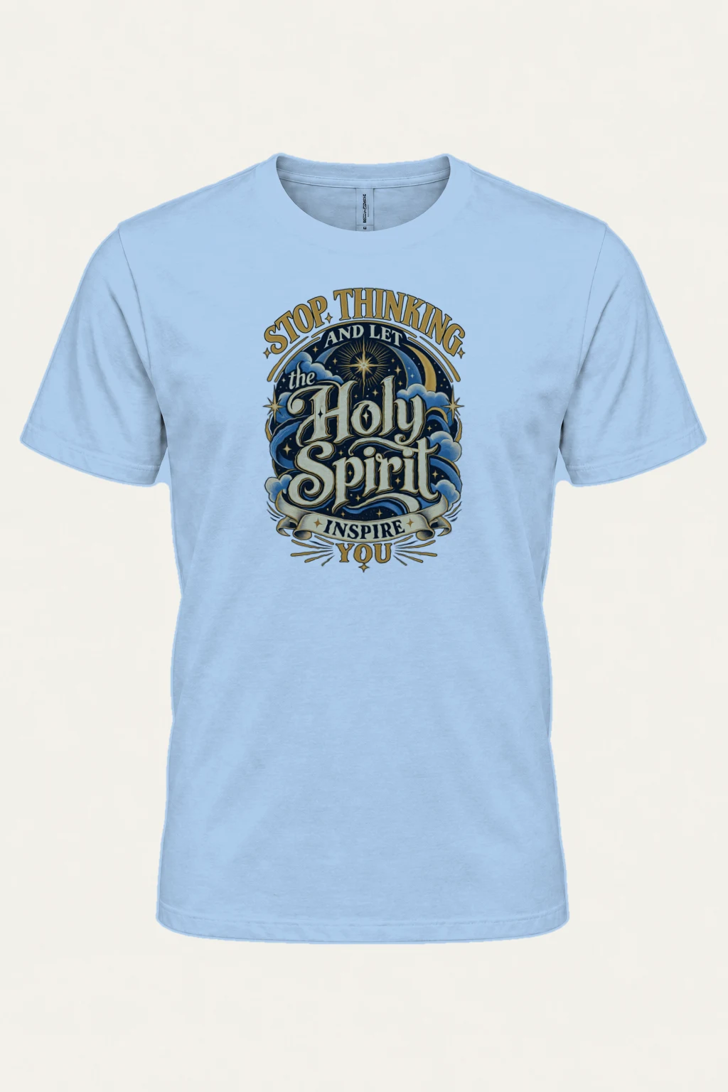 "Holy Spirit Inspire You" Heavyweight Unisex Crewneck T-shirt | Gildan 5000