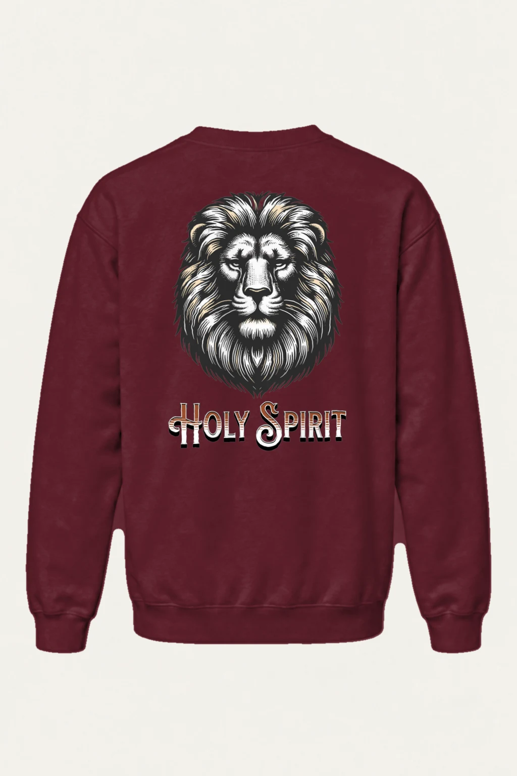 "Holy Spirit Lion" Heavy Blend Unisex Crewneck Sweatshirt | Gildan 18000