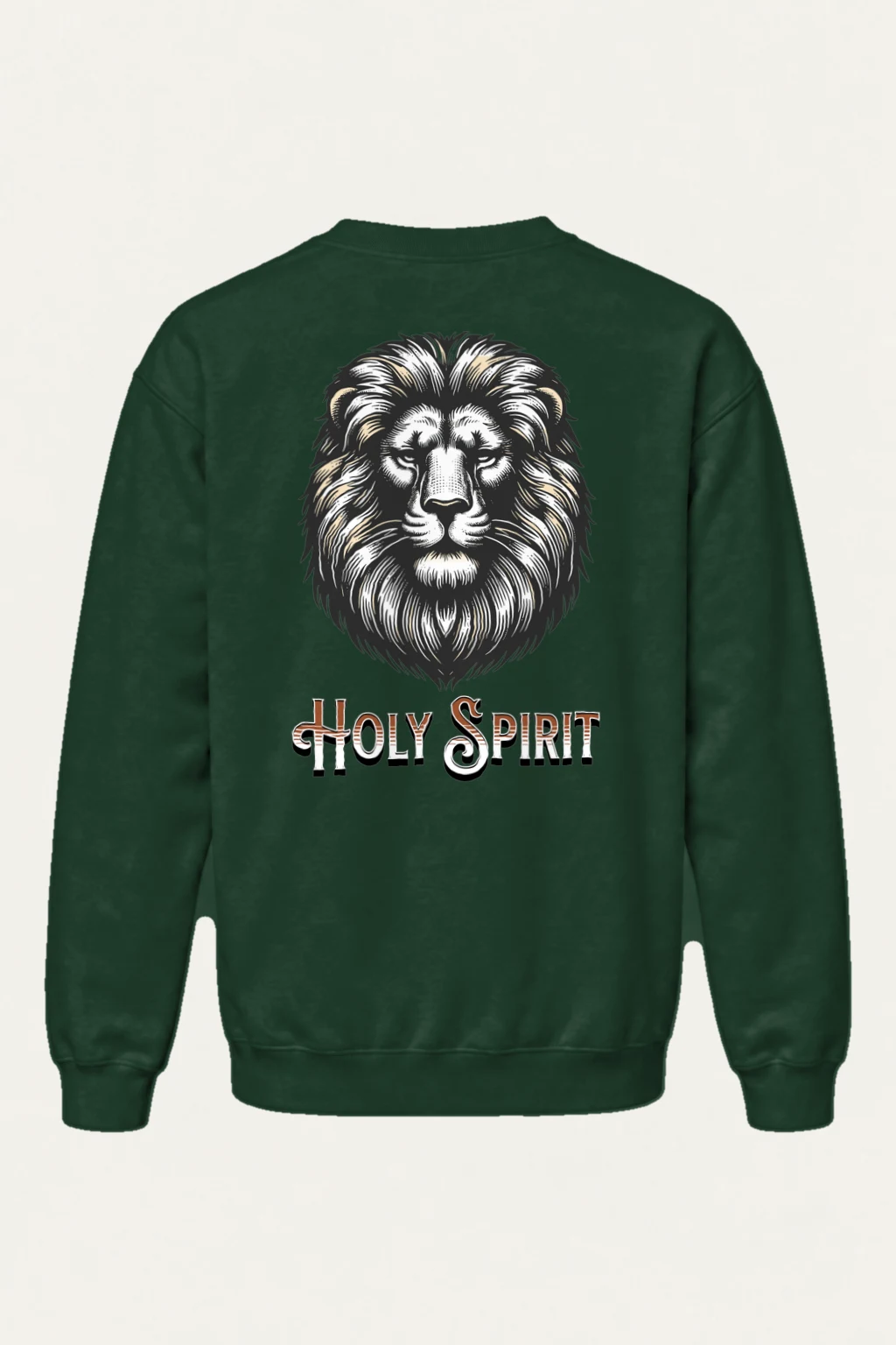 "Holy Spirit Lion" Heavy Blend Unisex Crewneck Sweatshirt | Gildan 18000