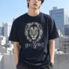 "Holy Spirit Lion" Heavyweight Unisex Crewneck T-shirt | Gildan 5000