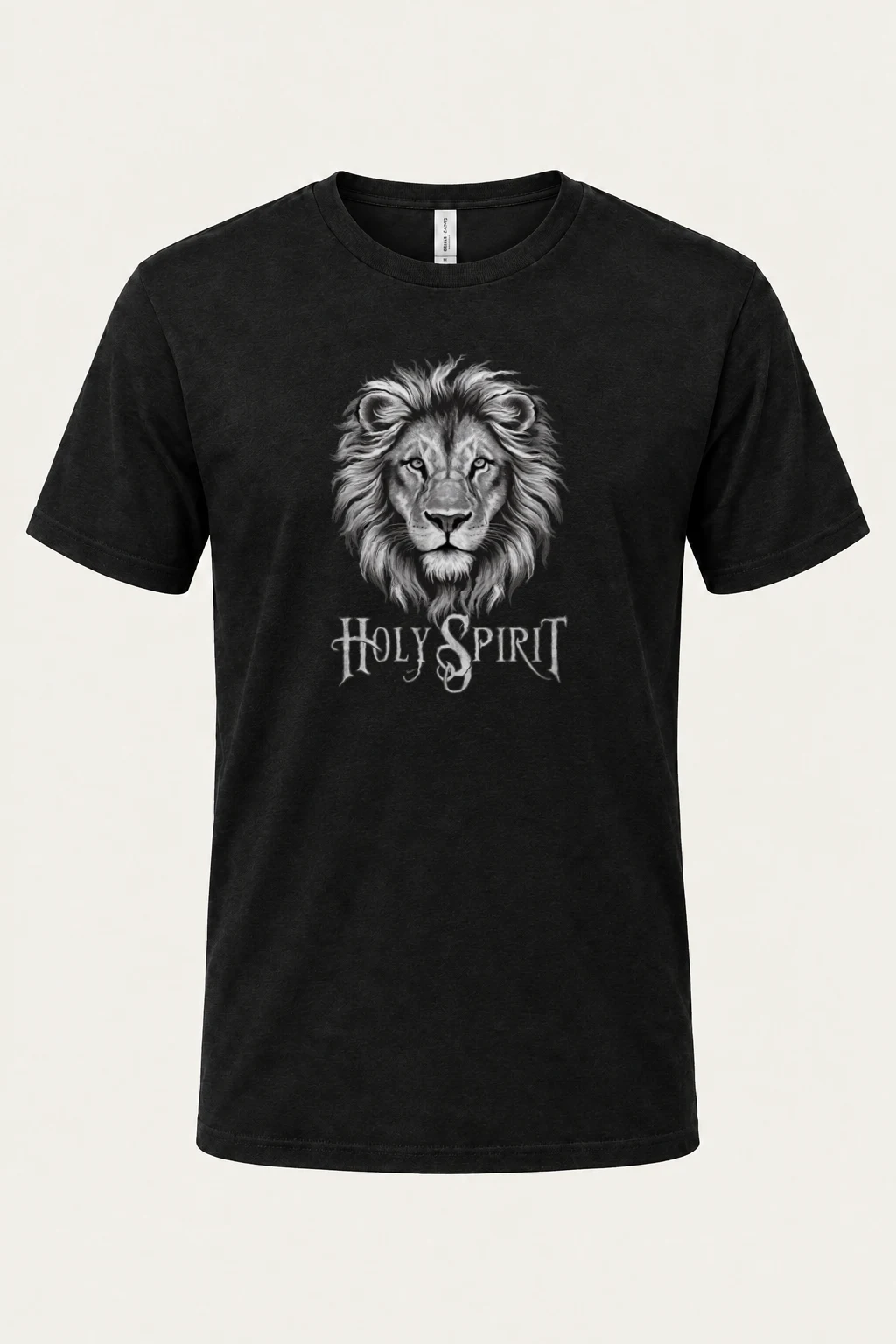 "Holy Spirit Lion" Heavyweight Unisex Crewneck T-shirt | Gildan 5000