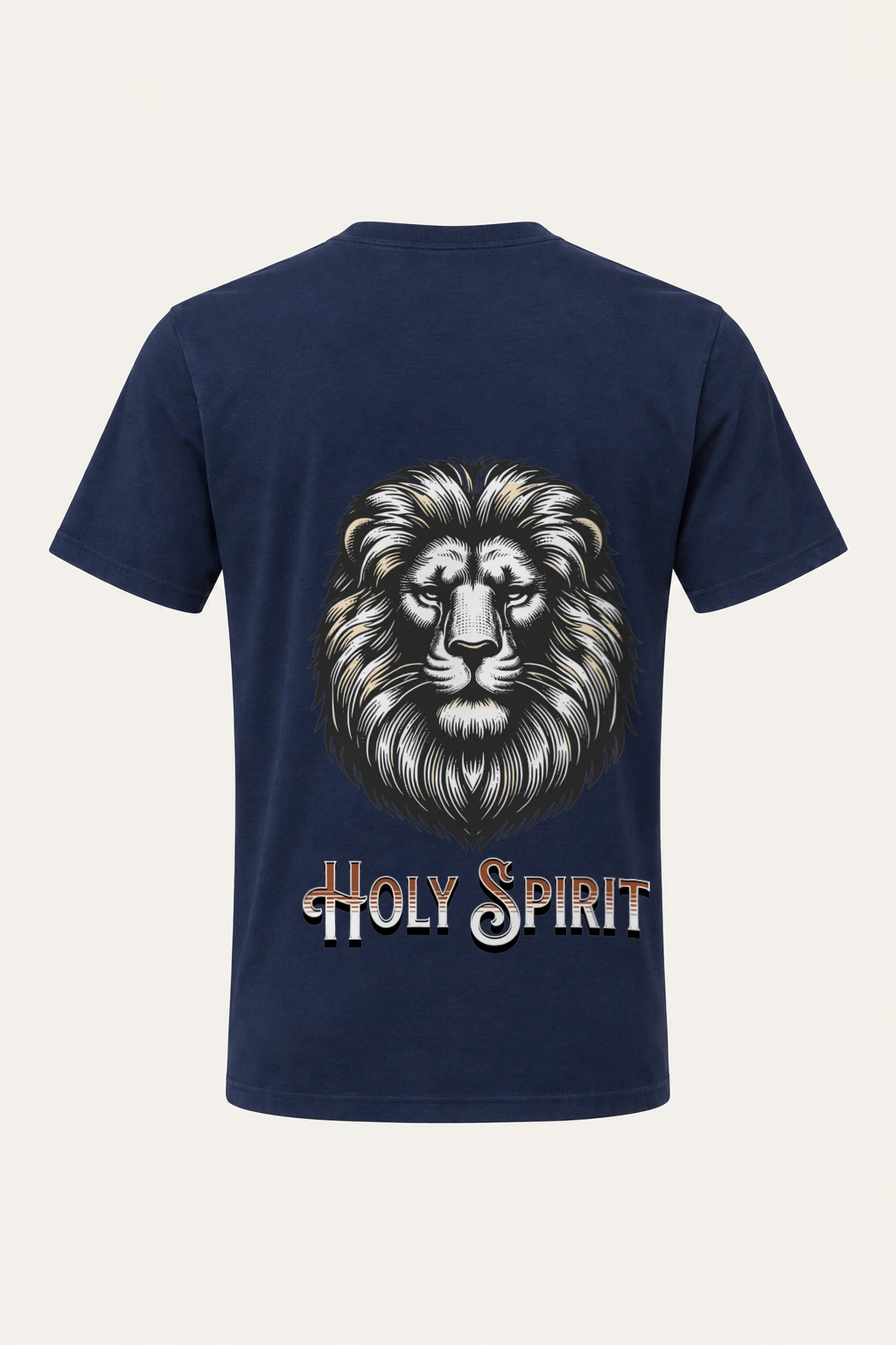 "Holy Spirit Lion" Heavyweight Unisex Crewneck T-shirt | Gildan 5000