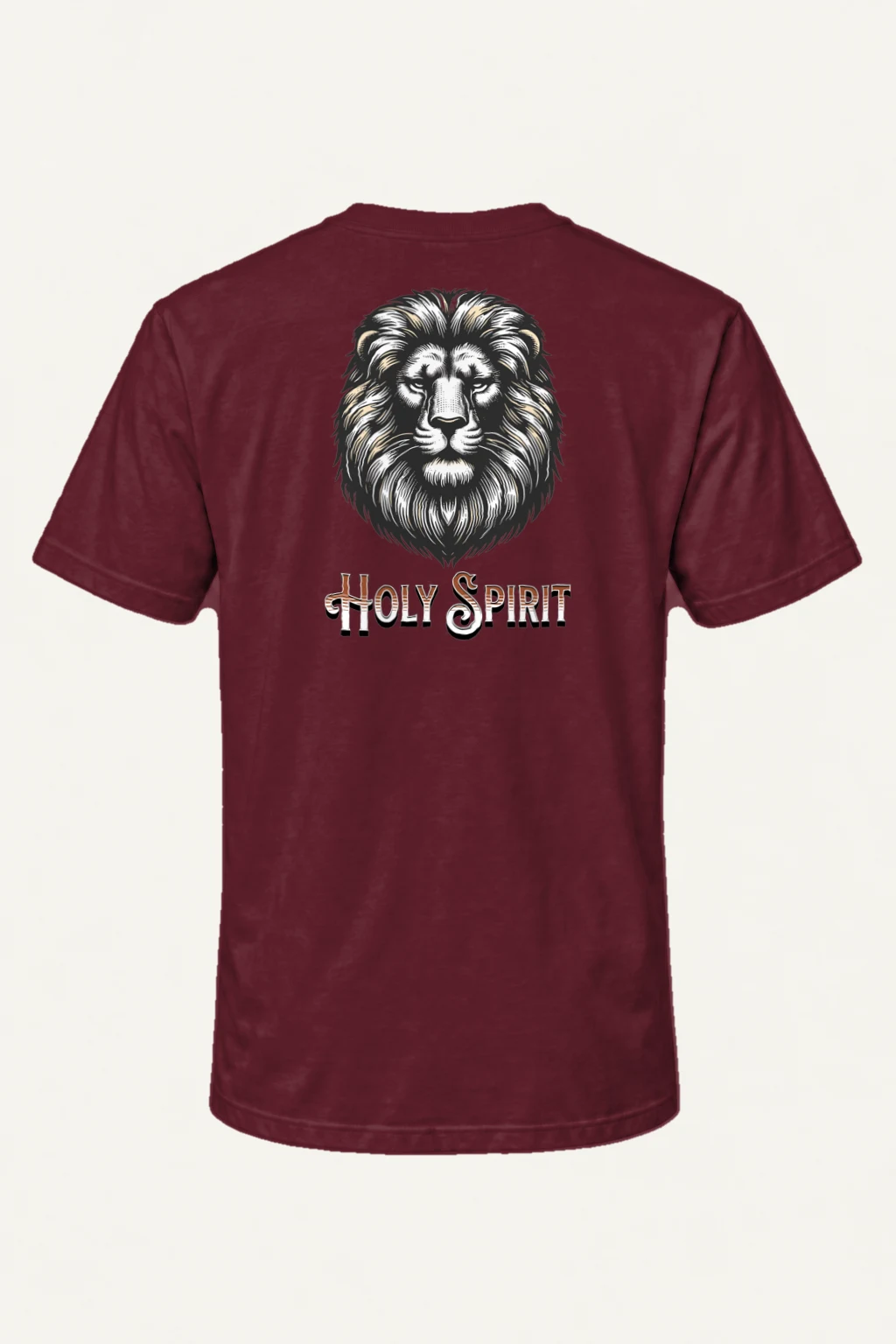 "Holy Spirit Lion" Heavyweight Unisex Crewneck T-shirt | Gildan 5000