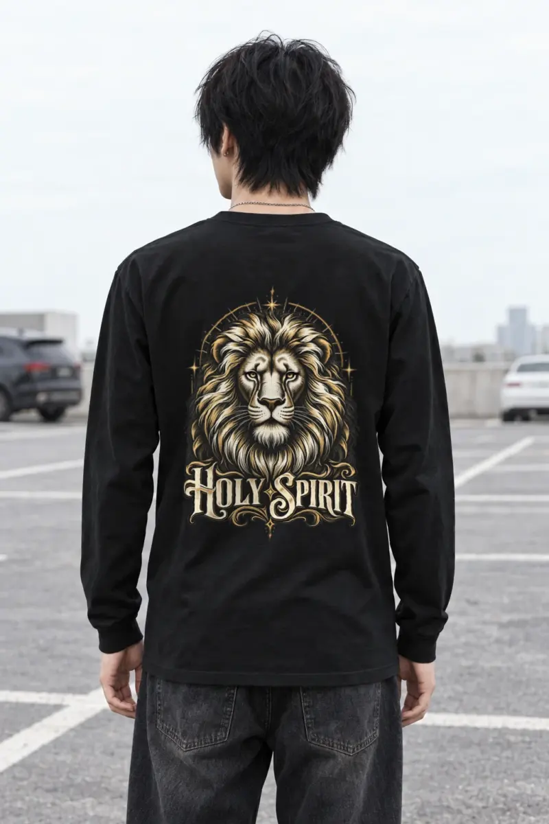 "Holy Spirit Lion" Unisex Longsleeve T-shirt