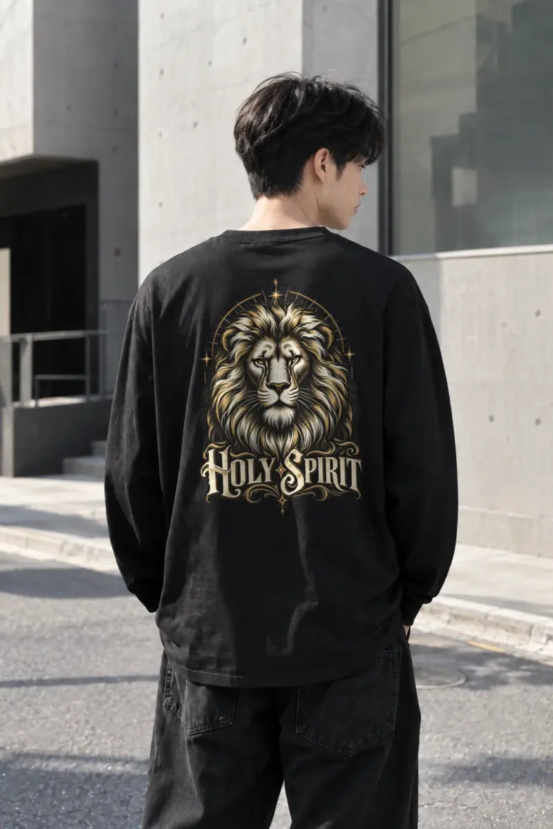 "Holy Spirit Lion" Unisex Longsleeve T-shirt | Gildan 2400