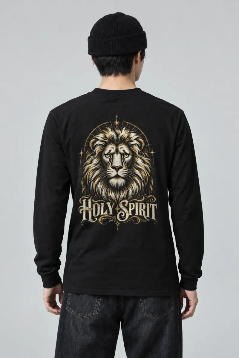 "Holy Spirit Lion" Unisex Longsleeve T-shirt | Gildan 2400