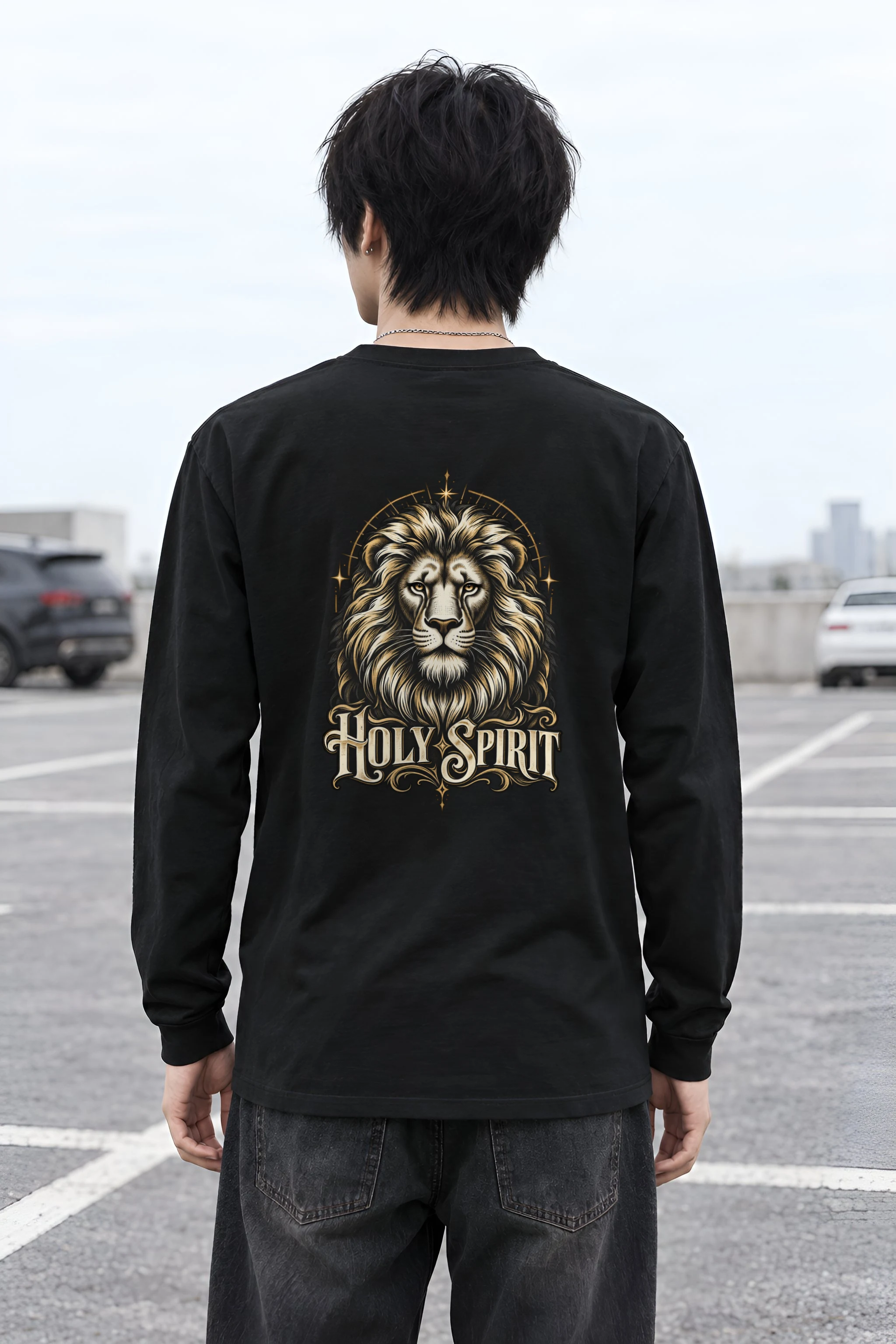 "Holy Spirit Lion" Unisex Longsleeve T-shirt