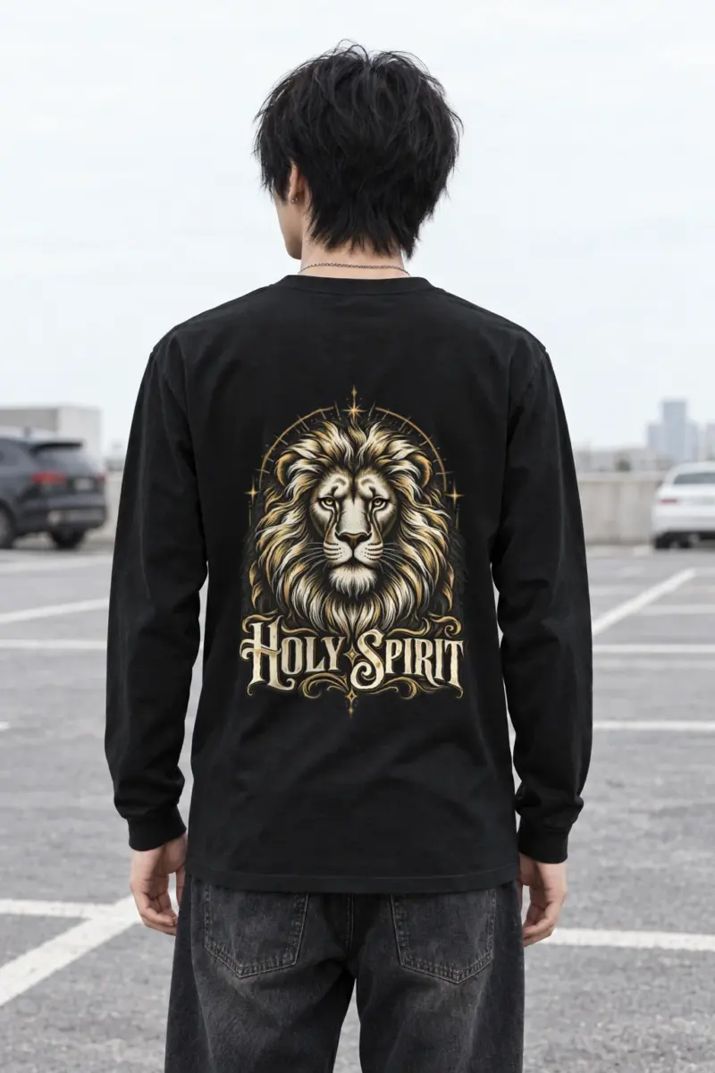 "Holy Spirit Lion" Unisex Longsleeve T-shirt