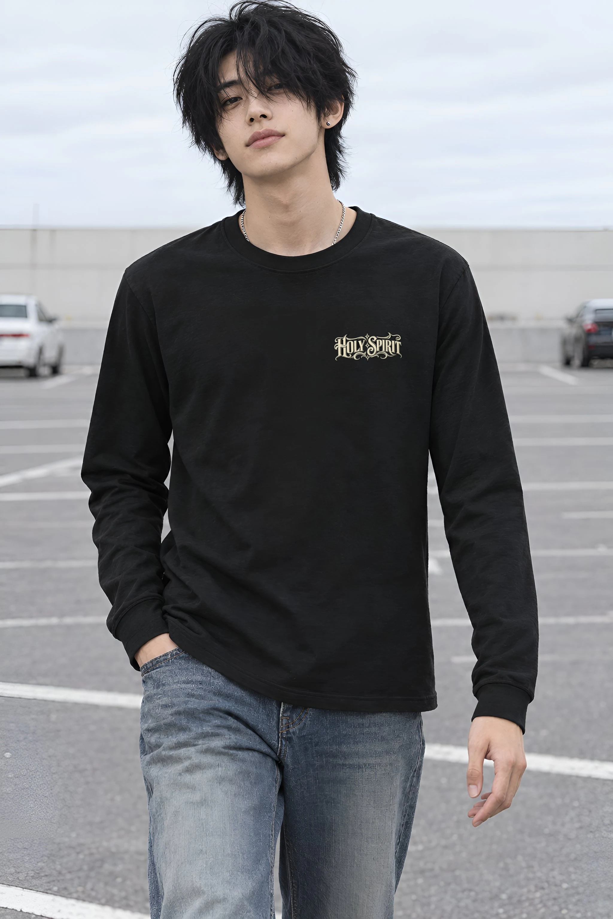 "Holy Spirit Lion" Unisex Longsleeve T-shirt