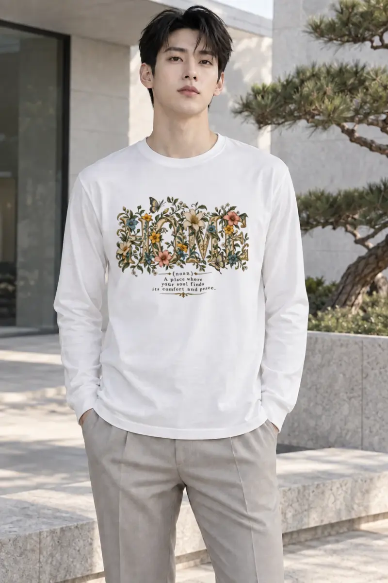 "Home Soul Comfort" Unisex Longsleeve T-shirt | Gildan 2400