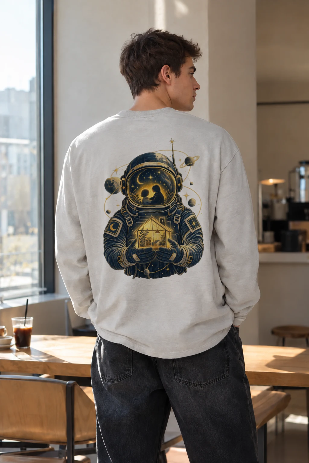 "Homeward Orbit" Unisex Longsleeve T-shirt | Gildan 2400