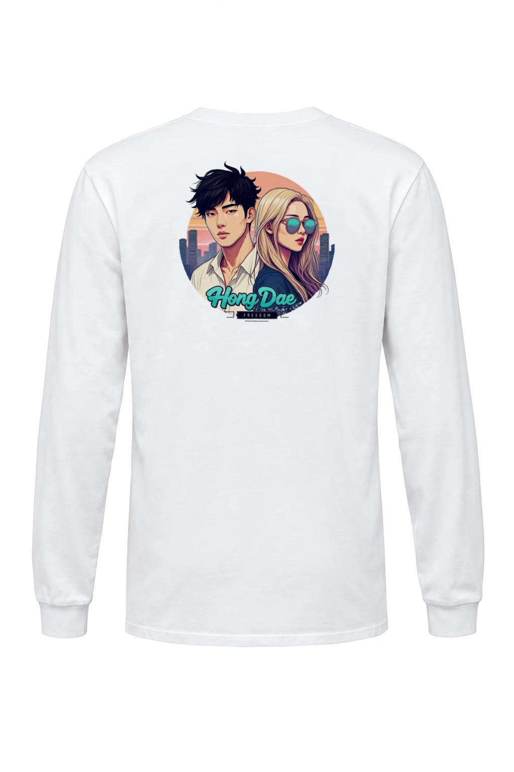 "Hong Dae Freedom" Unisex Longsleeve T-shirt | Gildan 2400
