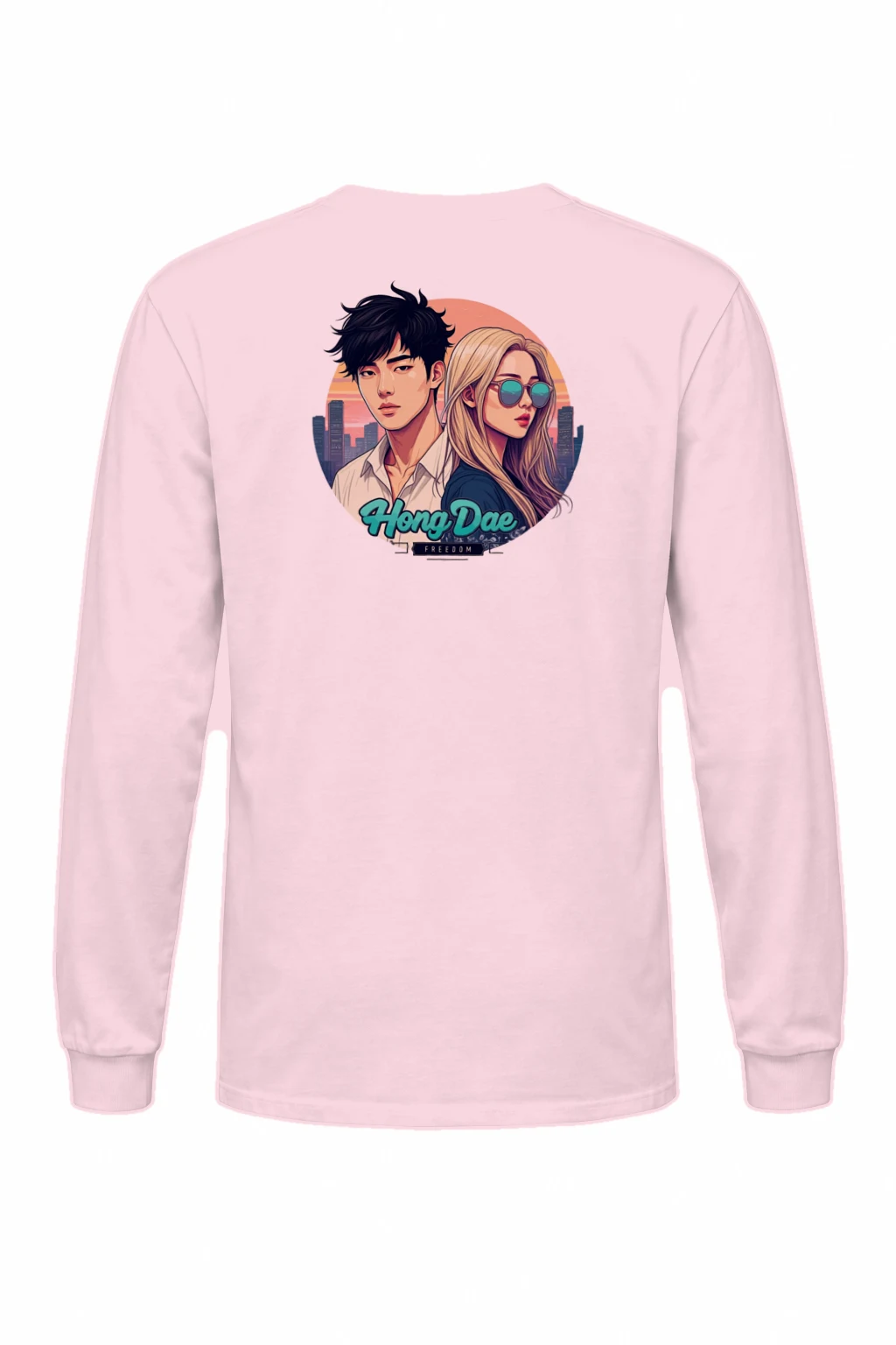 "Hong Dae Freedom" Unisex Longsleeve T-shirt | Gildan 2400