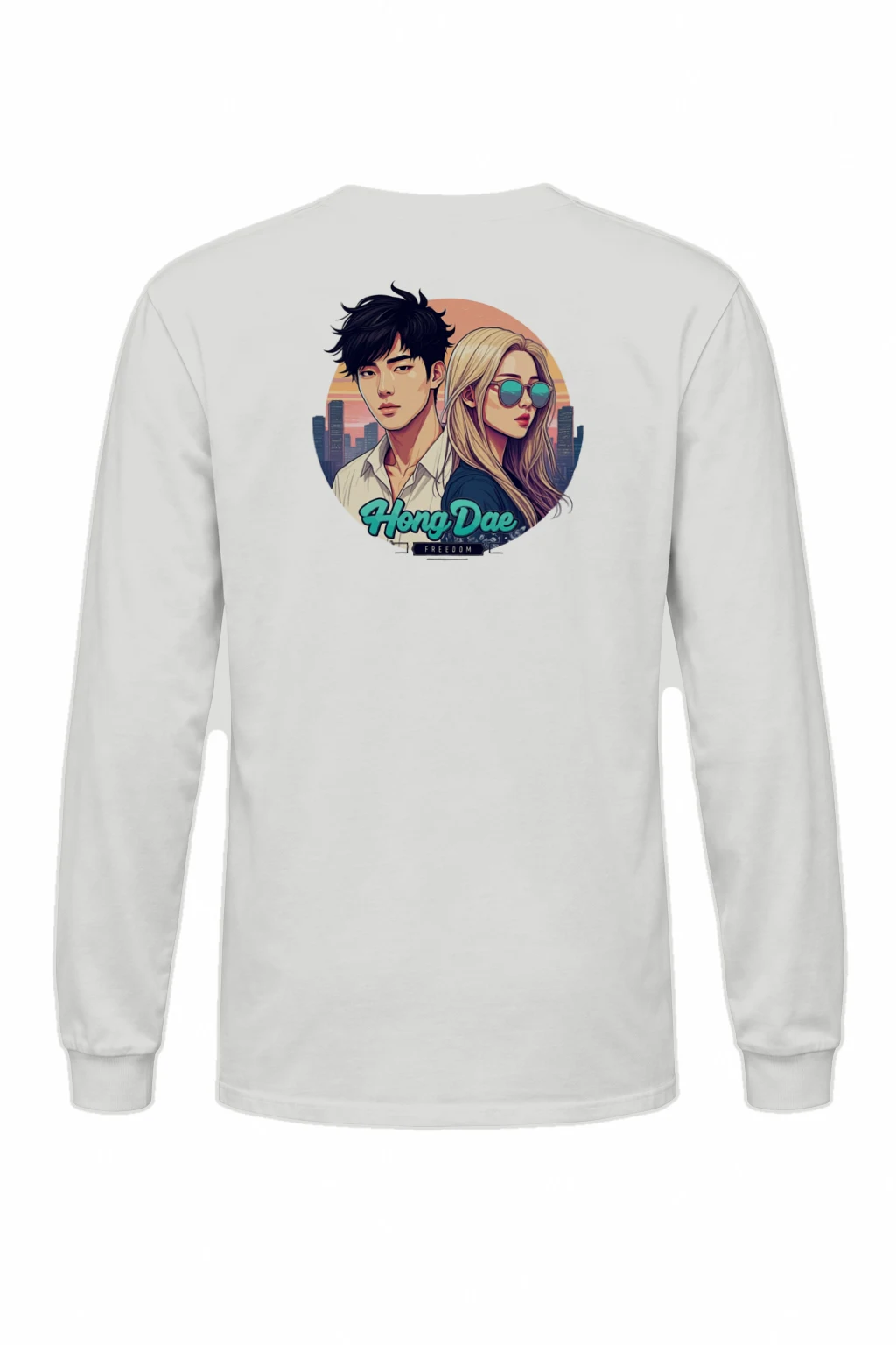 "Hong Dae Freedom" Unisex Longsleeve T-shirt | Gildan 2400