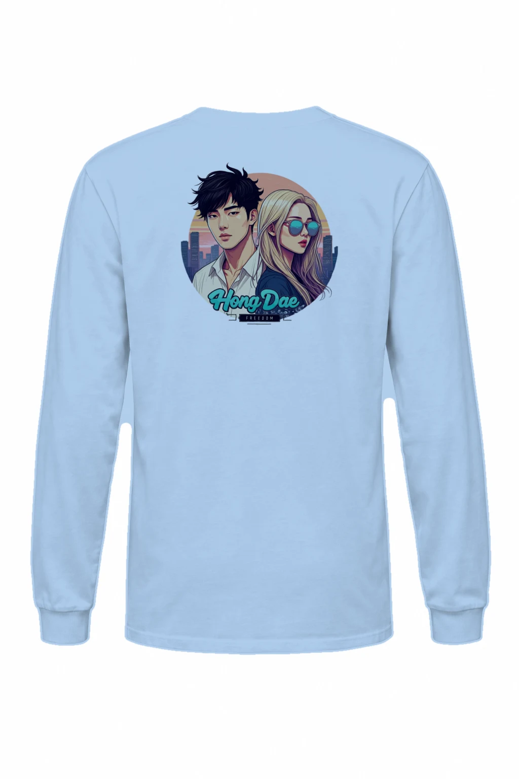 "Hong Dae Freedom" Unisex Longsleeve T-shirt | Gildan 2400